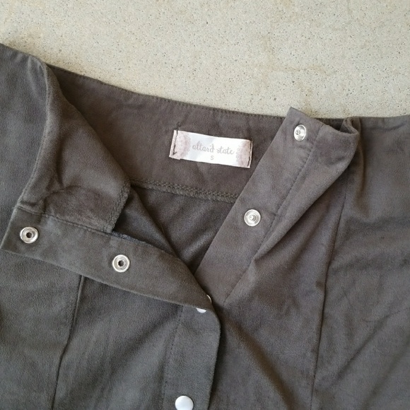 Altar'd state button up scallop skirt - Picture 2 of 4